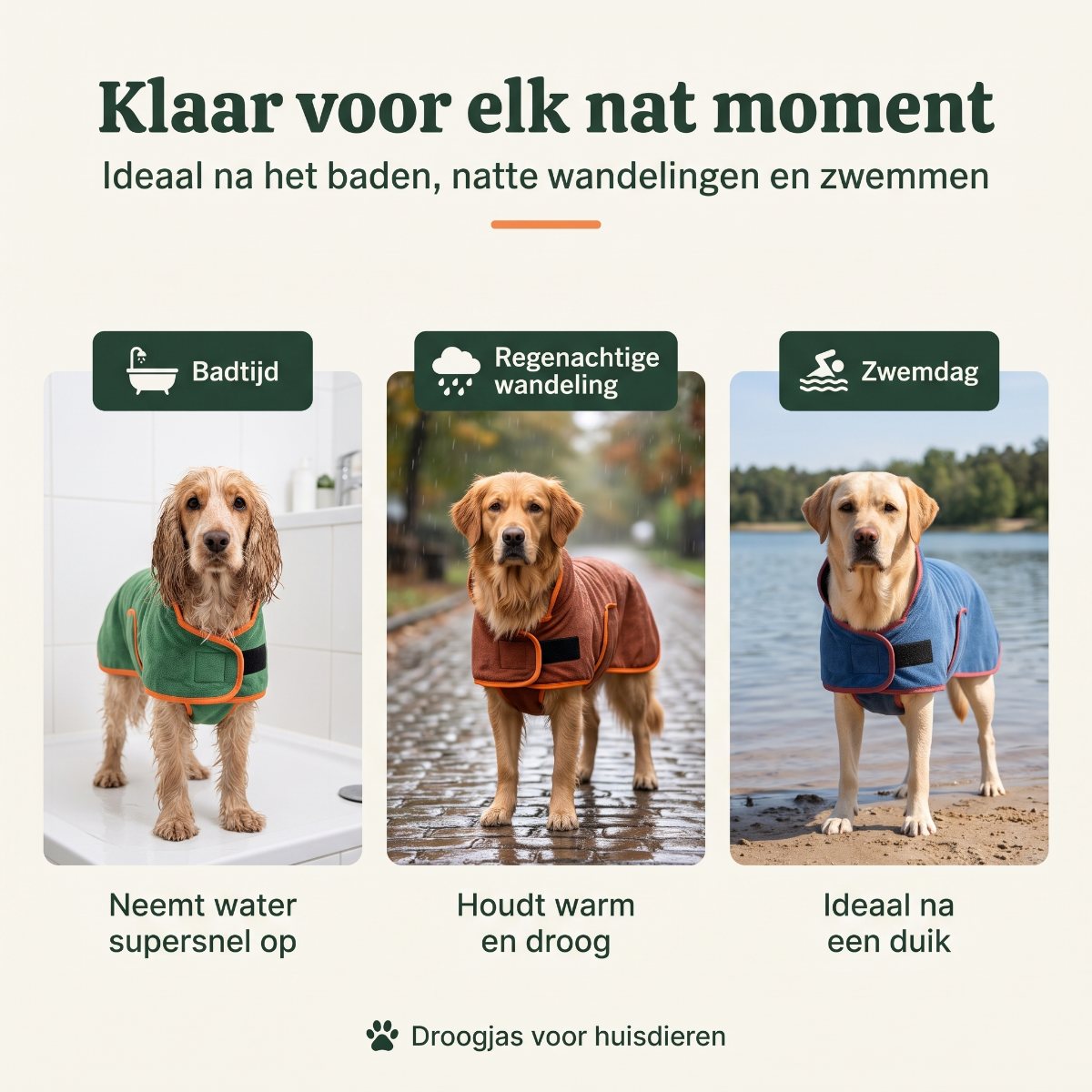 PawDry™ hondenbadjas